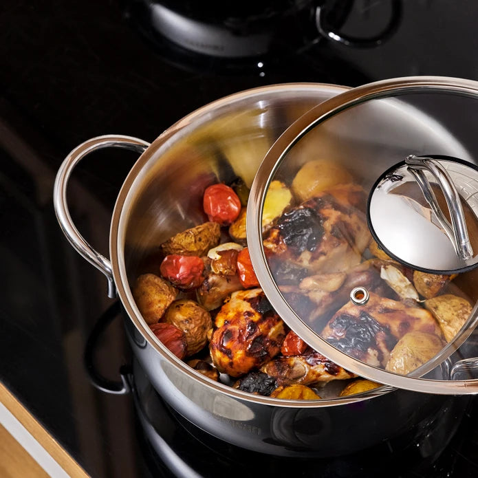 Stainless Steel 8 Pieces Cookware Set