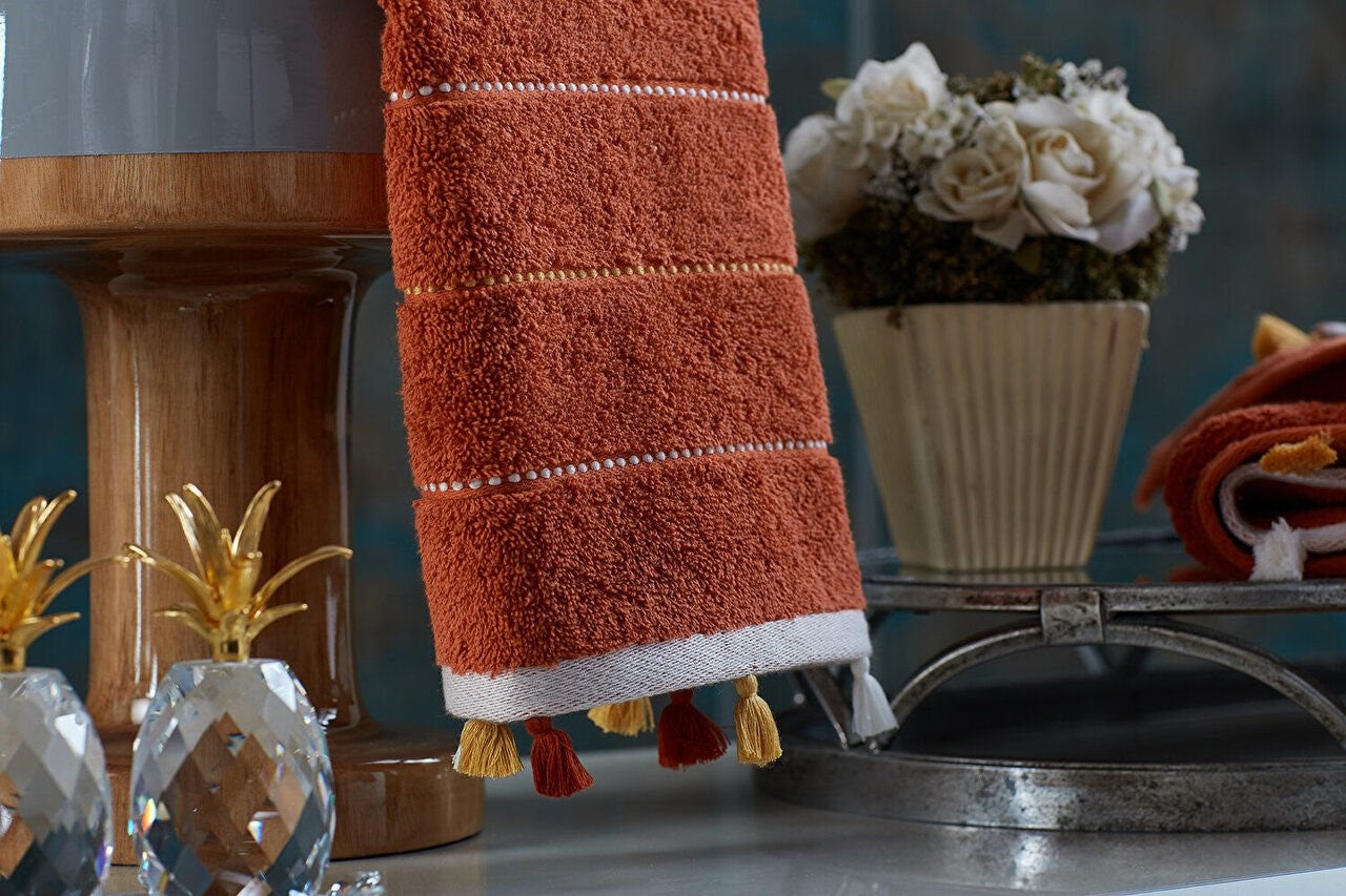 Red Washcloth - Bold and Refreshing Bathroom Essential