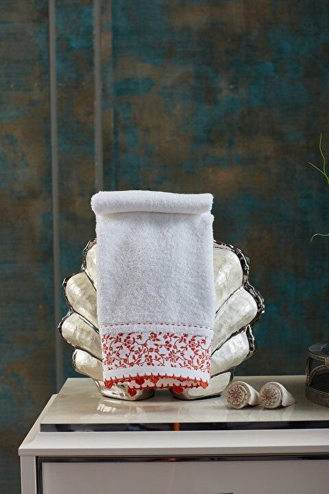 Red Washcloth - Bold and Refreshing Bathroom Essential