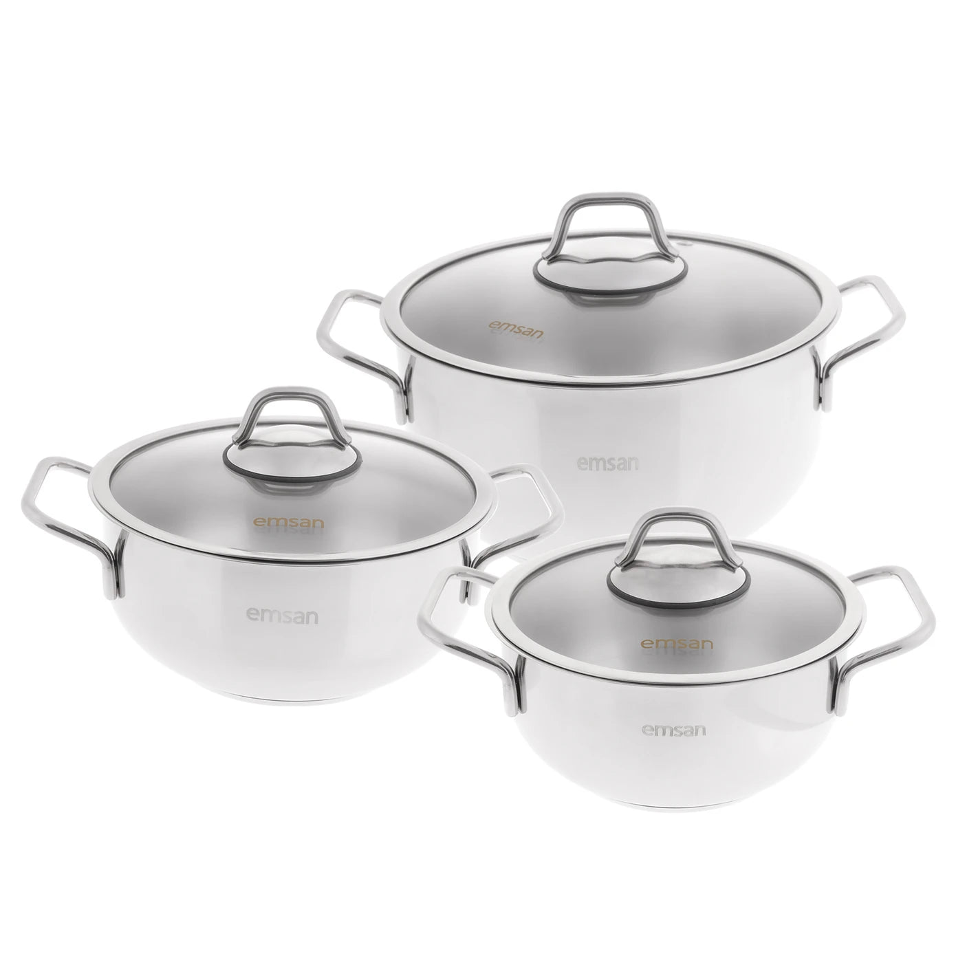 Stainless Steel 6 Pieces Cookware Set - High-quality and durable cookware for your kitchen needs