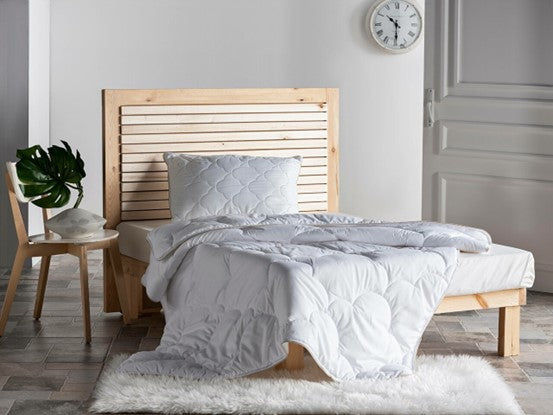 White Comfyline Quilt - King size: Luxurious comfort for a blissful sleep