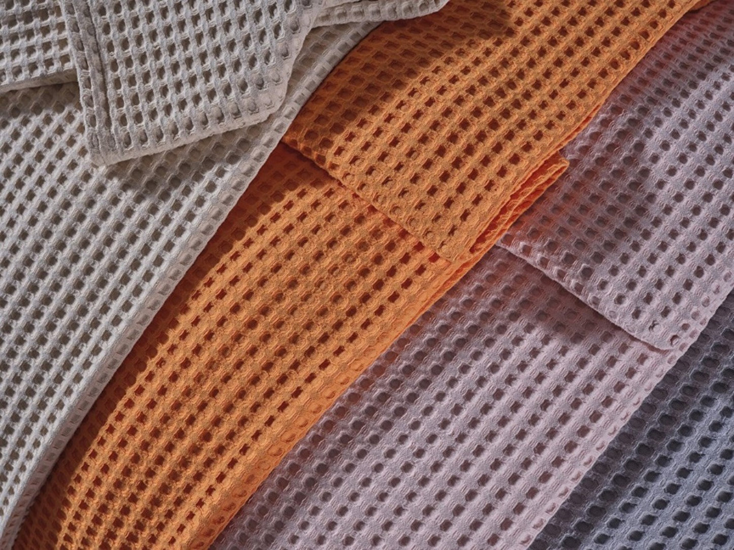 Orange queen size bed blanket, adding warmth and vibrancy to your bedroom decor.