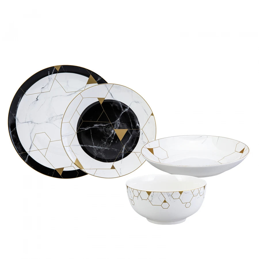 Porcelain Dinnerware Set - Elegant and Versatile Tableware Collection
