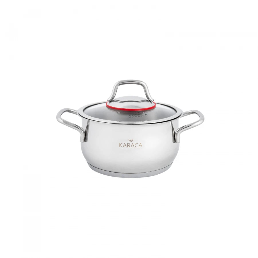 Stainless Steel 8-Piece Cookware Set: High-quality pots, pans, and lids for versatile cooking.