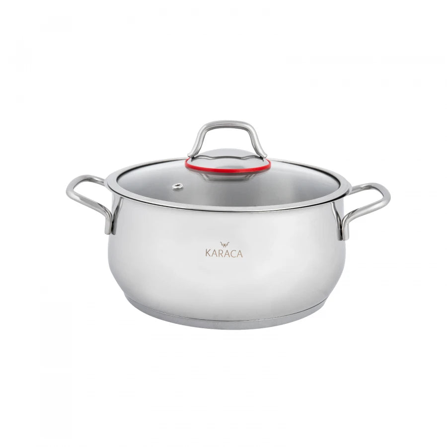 Stainless Steel 8-Piece Cookware Set: High-quality pots, pans, and lids for versatile cooking.