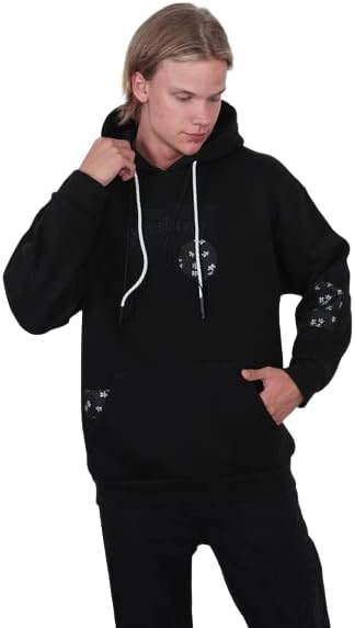 American Neighbor's Unisex Cotton-Blend Fleece Hooded Sweatshirt, highlighting its comfort, durability, and timeless style. Made from a premium blend of cotton and polyester, the sweatshirt offers warmth and breathability, with tearaway tags for comfort and double-needle stitching for durability. It's a versatile wardrobe staple suitable for any occasion