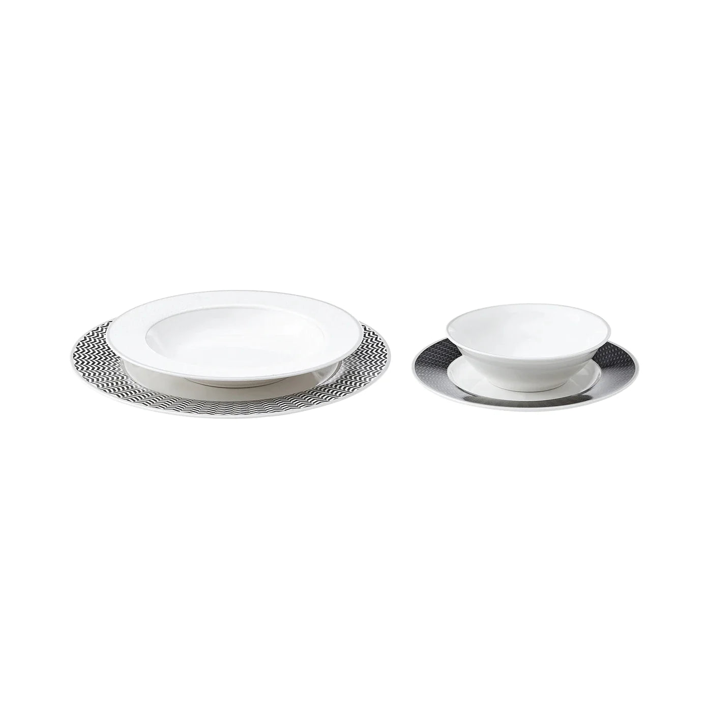 Silverware Set 30 Pieces For 6 Person + Porcelain Dinnerware Set