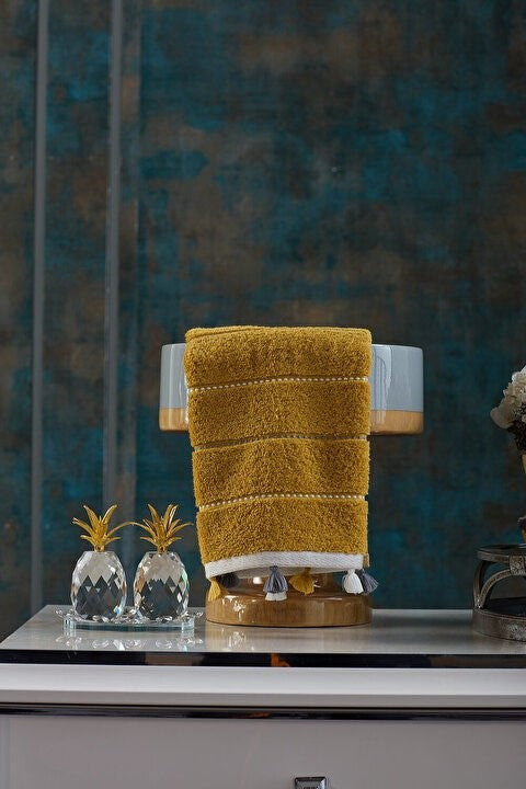Mustard Washcloth - Vibrant and Invigorating Bathroom Essential