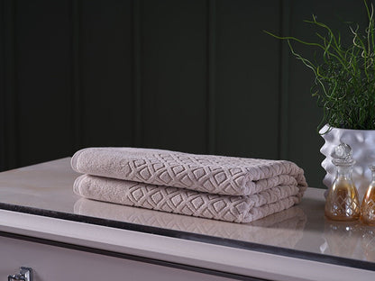 Luxury Bath Towel - Indulge in the ultimate comfort and style with our luxurious bath towel. Made from premium materials, this towel offers exceptional softness, absorbency, and durability. Elevate your bathing experience with this high-quality, plush towel.