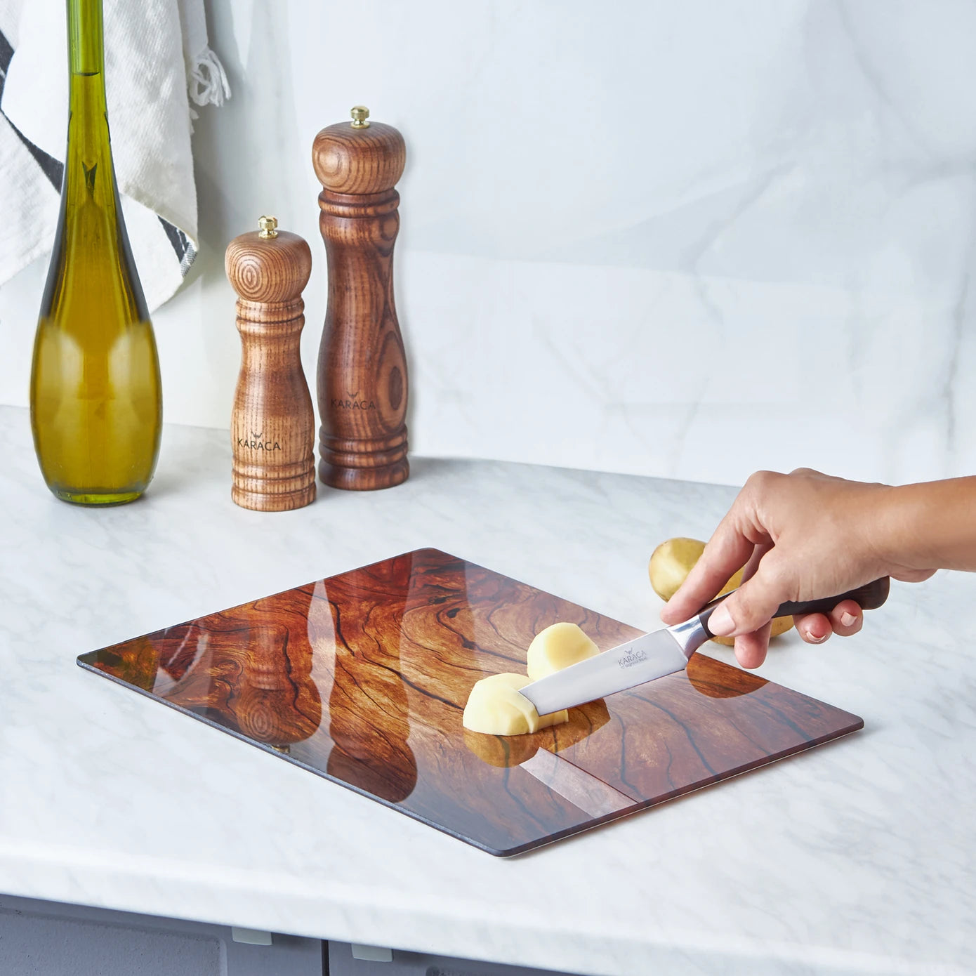 Olive Glass Cutting Board – American Neighbor's