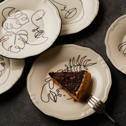 Dessert Plates Set - Perfect for serving sweet treats in style