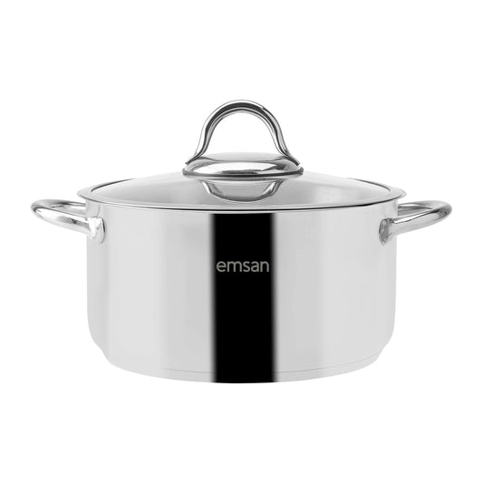 Stainless Deep Pot - Versatile and Durable Cooking Essential