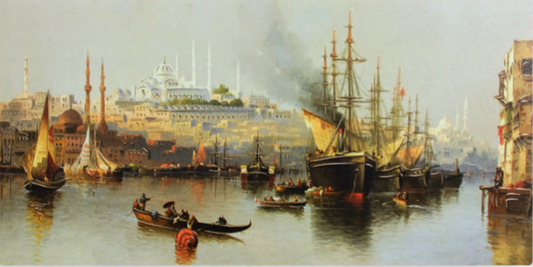 Handmade Historical Ships Painting Arts - Exquisite maritime artworks capturing the beauty of historical ships.