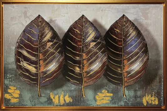 Handmade Leaves Painting Arts - Captivating artworks featuring exquisite hand-painted leaves.