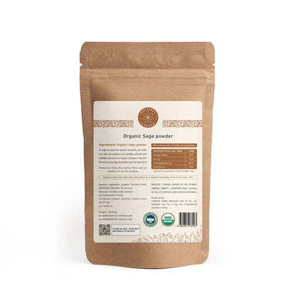 Premium organic sage powder - 0.19 lb
