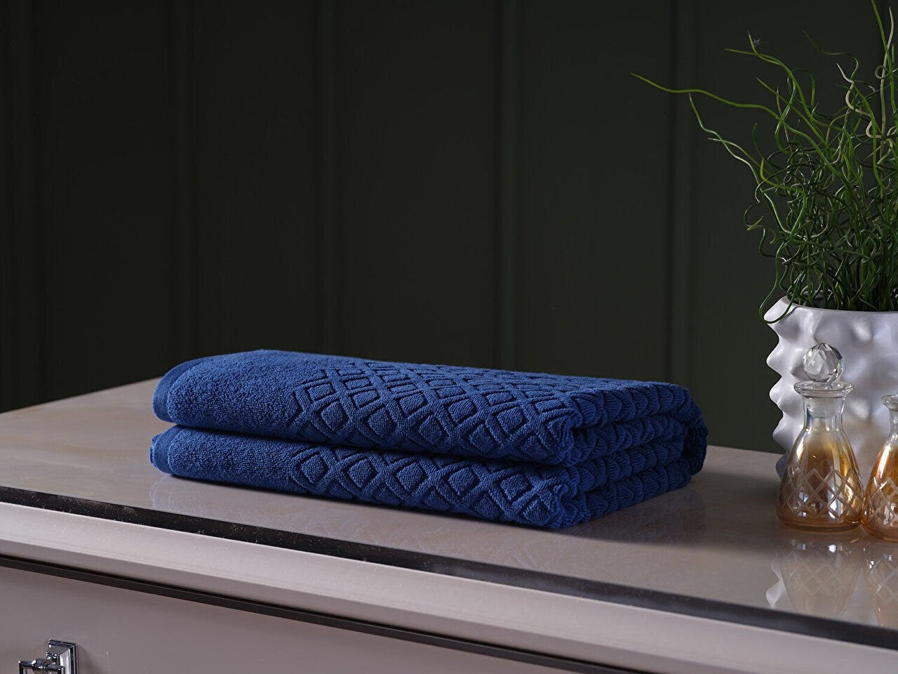 Luxury Bath Towel - Indulge in the ultimate comfort and style with our luxurious bath towel. Made from premium materials, this towel offers exceptional softness, absorbency, and durability. Elevate your bathing experience with this high-quality, plush towel.