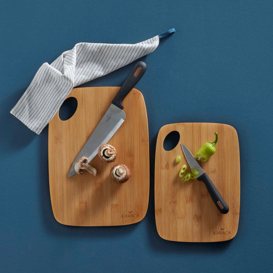 Karya Cutting Board Set of 2 - Durable and Eco-Friendly Kitchen Tools